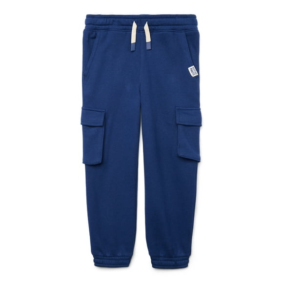 Little Boys Cargo Jogger Sweatpants, Sizes 4-10