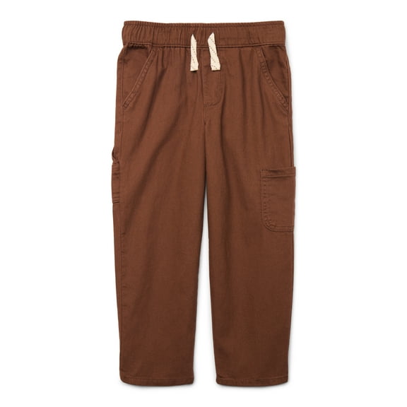 Wonder Nation Boys Cotton Pull On Carpenter Pants, Sizes 4-10