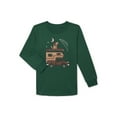 thumbnail image 1 of Wonder Nation Toddler Boys Graphic Tee with Long Sleeves, Sizes 4-10, 1 of 3