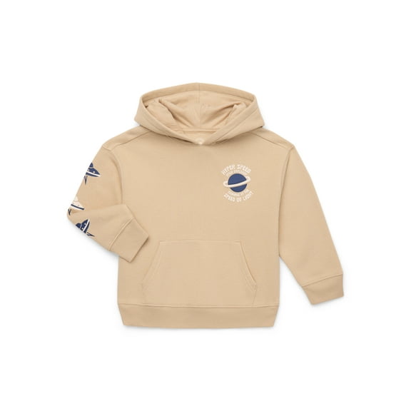 Wonder Nation Little Boys' Pullover Hoodie, Sizes 4-10