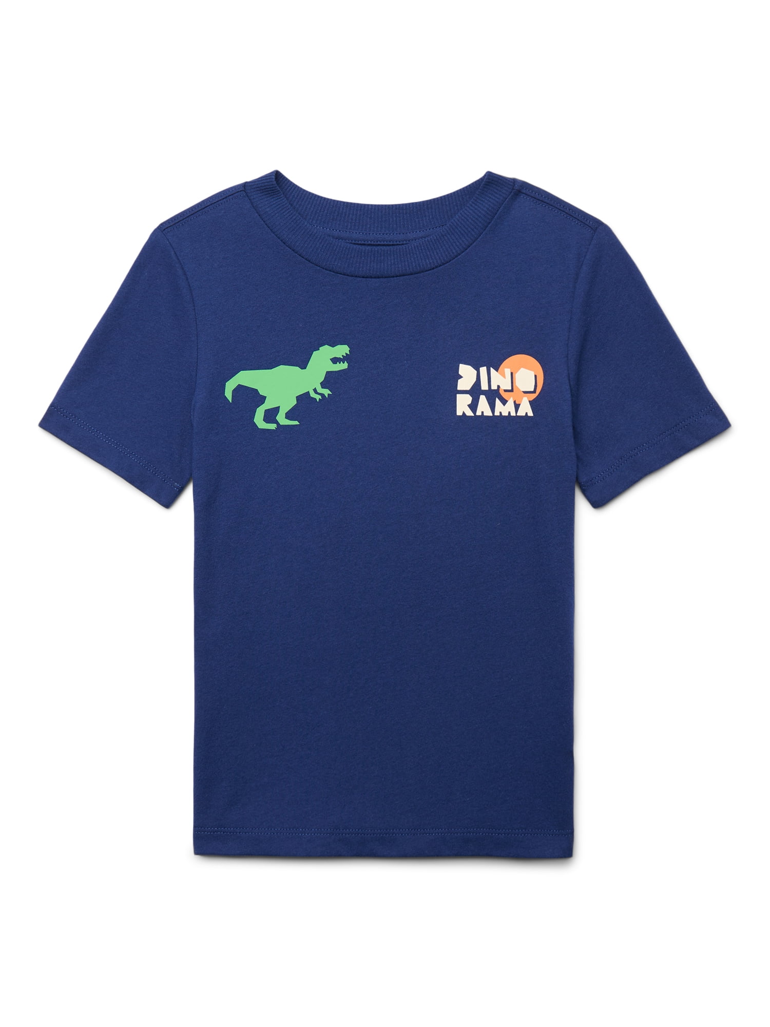 Little Boys Dino Graphic Tee with Short Sleeves, Sizes 4-10