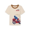 thumbnail image 1 of Wonder Nation Little Boys Motorcycle Graphic Tee with Short Sleeves, Sizes 4-10, 1 of 3