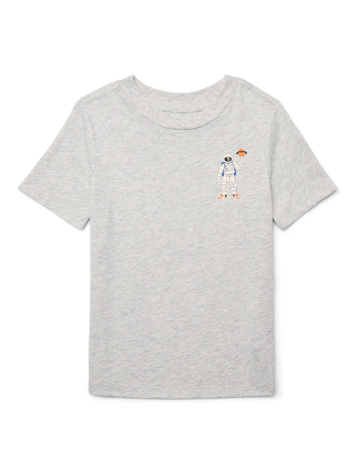 Wonder Nation Little Boys Adventure Graphic Tee with Short Sleeves, Sizes 4-10