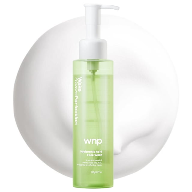 Sol Acid WNP Foaming Face Wash with Hyaluronic Acid & APG, Hydrating Cleanser, 5 ...