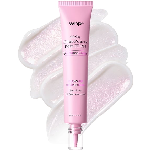 WNP Rose PDRN Glow Highlight Cream, Hydrating & Brightening, Rose Gold, 40ml