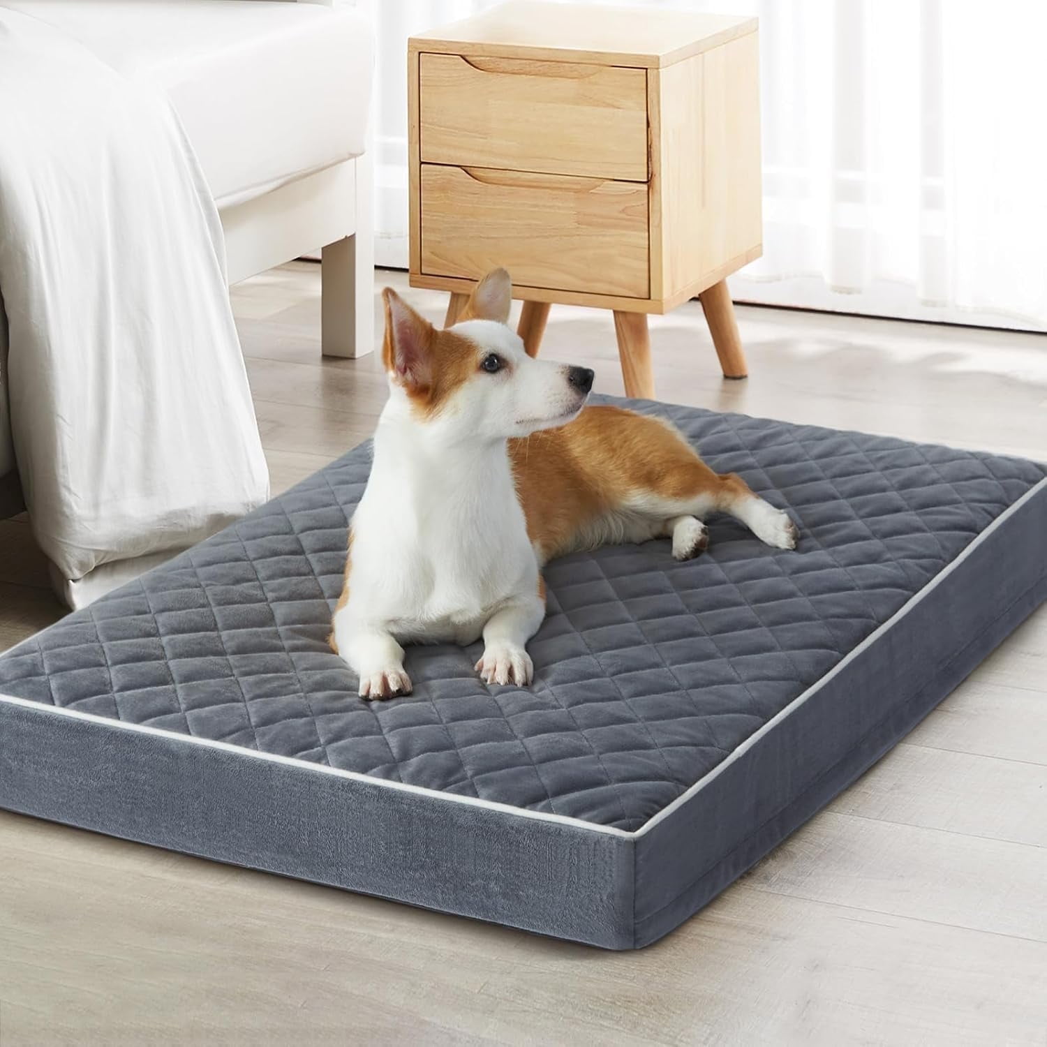 Picture of WNPETHOME Orthopedic Dog Beds for Large Dogs, Extra Large Waterproof ...