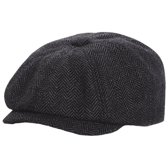 WNVMWI Childrens Vintage Newsboy Cap Kids Classic Loose Fit Beret Toddlers Thick Warm Baseball Caps Grey 50
