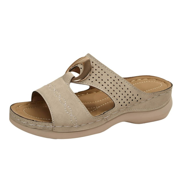 WNVMWI Sandals Women House Slippers Beach Size 13 Womens Shoes White Shoes Slippers Flip Flops