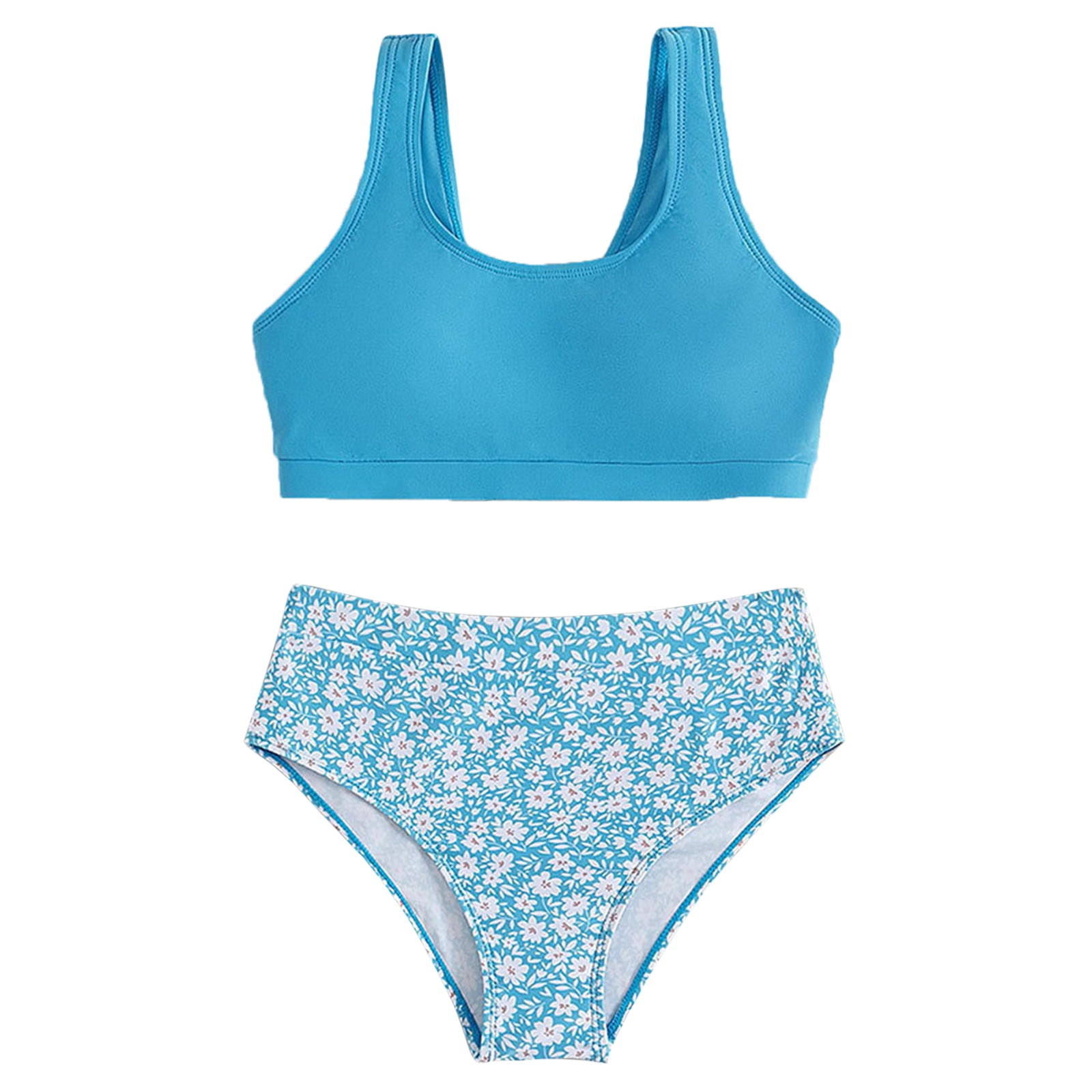 Diesel Kids Girls Swimwear In Cobalt Blue