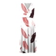 thumbnail image 1 of WNVMWI Women's Summer Dresses 2024 Pink Maxi Dresses for Women 2024 Women's Print V Neck Waist Sleeveless A Line Loose Holiday Style Beach Dress XXL, 1 of 4