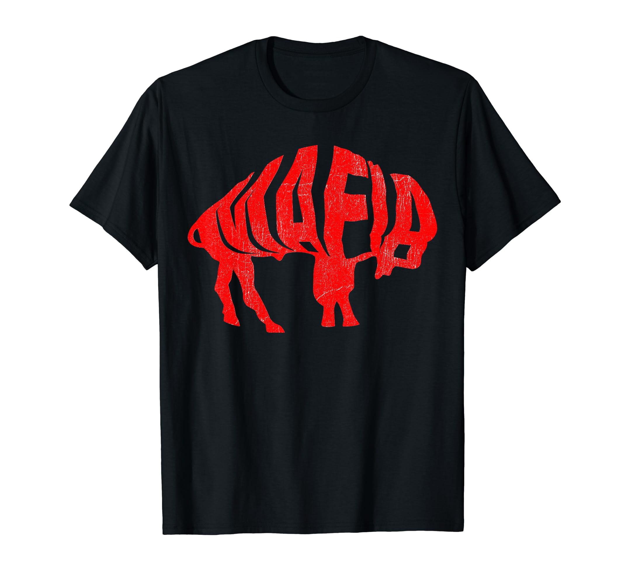 WNY Pride T-Shirt - Faded Red Buffalo T-Shirt - Walmart.com