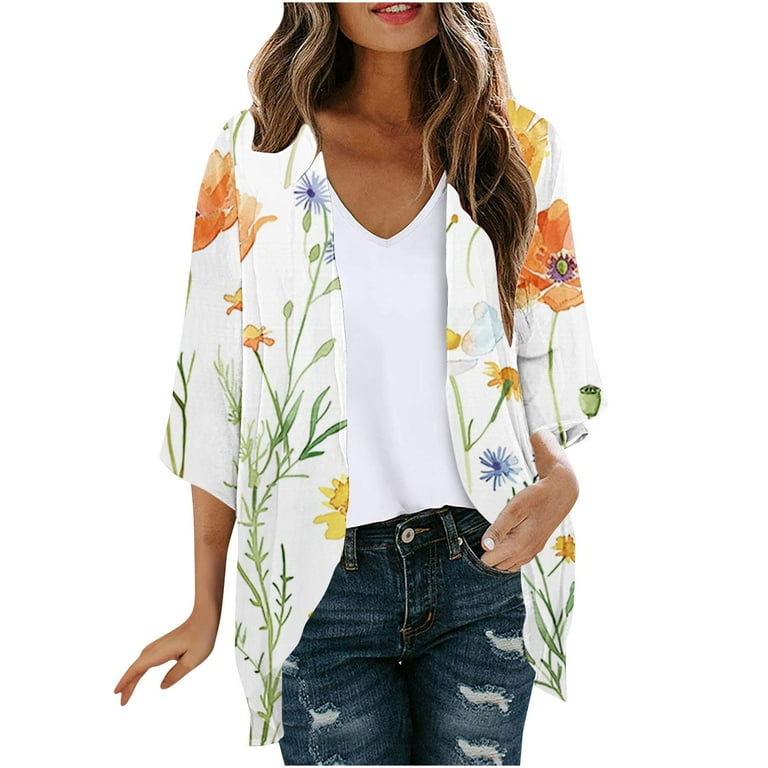 Flowy floral cardigan 2025