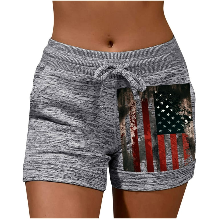 American flag running shorts hot sale