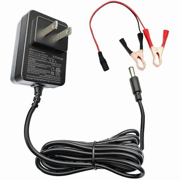 12V 1000mA Kids Ride on Charger 12 Volt Battery Charger for Kids Ride On Toys,Ride Toy Electric car Charger Universal Charger for Best Choice,Wrangler, Trax