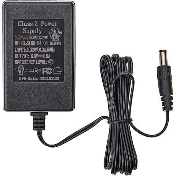 WNiMa3 6 Volt Charger for 6V Kids Powered Ride On Car, 6V Charger for a Variety of Electric Baby Carriage Ride On Toy Power Adapter