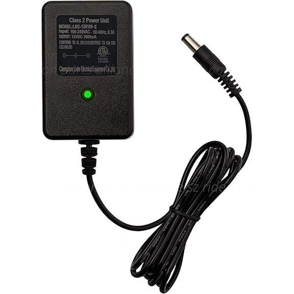 LinkePow 12 Volt Battery Charger, 12V Charger for Kids Electric Ride-Ons Battery Power Unit Compatible with Ride On Toys
