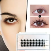 WOAHU Lash ClustersDIY Eyelash Extensions Small Bunch Feather Reusable artificial Eyelash Multi Pack Eyelash Cluster Create Eyelash Extensions Look Ladies Use Daily Party Makeup