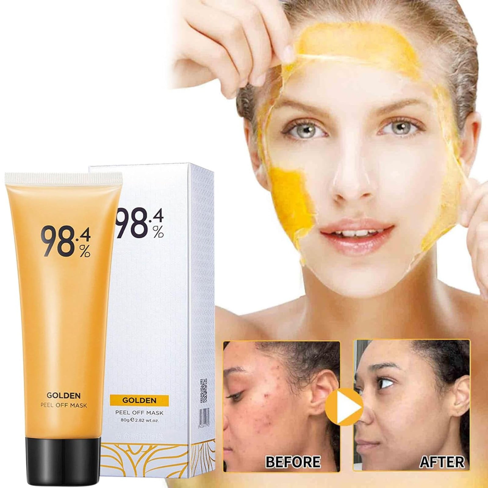 WOAHU Skin Care，Gold Tear Pull Exfoliating Blackhead Deep Cleansing ...