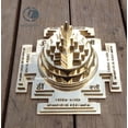 thumbnail image 1 of WOANIN Meru Shree Yantra/Shree Yantra Shri Yantra with Shree Yantra Mantra Size 4" inch, 1 of 5