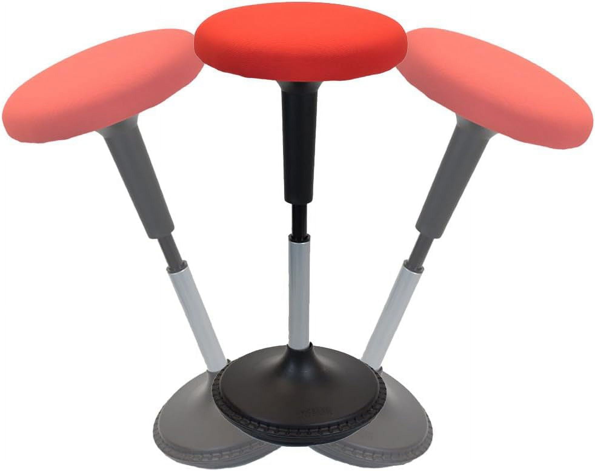 WOBBLE STOOL Standing Desk Chair Ergonomic Tall Adjustable Height Sit StandUp Office Balance