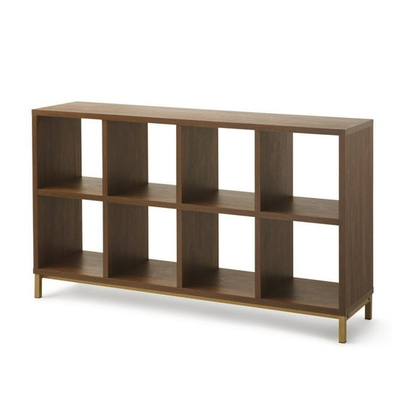 WOBLUU Uncover the ultimate solution for your vinyl treasures with this remarkable Vinyl Record Storage Cabinet! A harmonious blend of functionality and style, Vintage Walnut