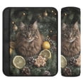 thumbnail image 1 of WOBOGO A Fluffy Cat Seat Belt Cover 2 Piece Soft Comfort Driving Shoulder Pad Suitable for All Cars and Backpacks, 1 of 8