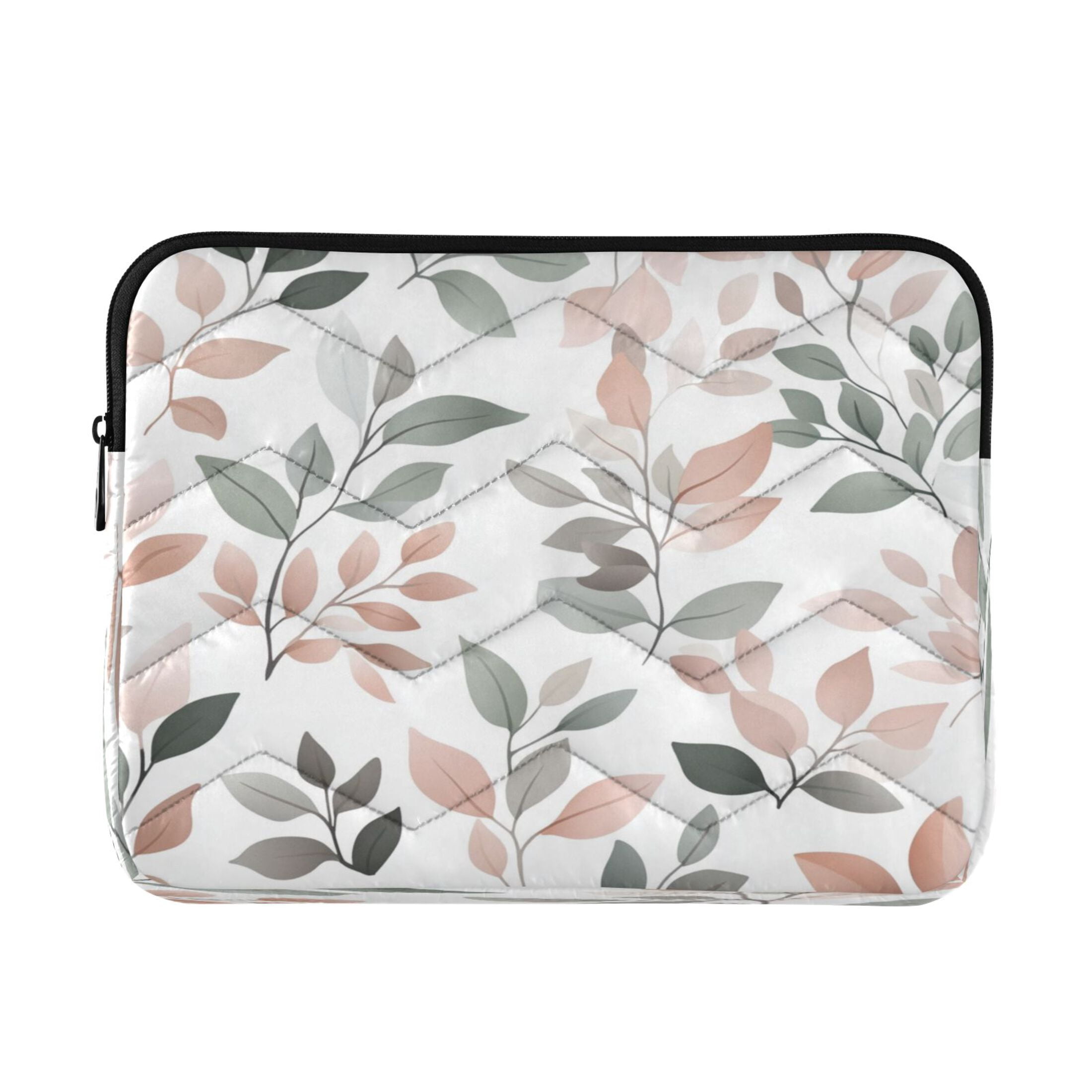 Soft Labtop WOBOGO A Pattern Of Leaves in Soft Pinks Laptop Sleeve 13.4 inch ...