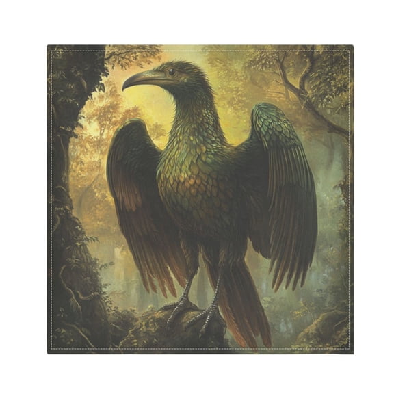 WOBOGO Ancient Giant Eagle Cloth Napkins 1 Piece Soft Elegant Touch Durable Absorbent Quick Drying for Elegant Dining