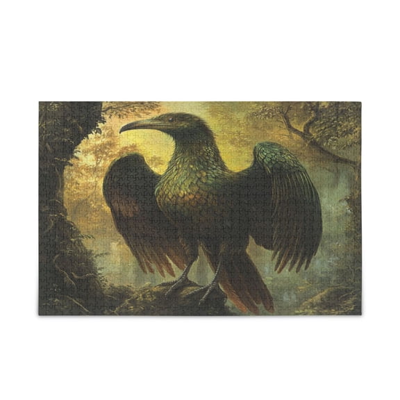 WOBOGO Ancient Giant Eagle Puzzle Challenge 1000 Piece Jigsaw Suitable for Game Night Finished Size 29.5 x 19.7in