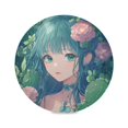 thumbnail image 1 of WOBOGO Anime Cactus Lass Round Placemats Set of 6 Heat Resistant Washable Kitchen Table Decorations 15.4in, 1 of 7