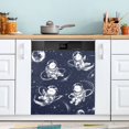 thumbnail image 1 of WOBOGO Astronaut Cat Blue Stars Magnetic Dishwasher Sticker Personalized DIY Beautiful and Practical Home Kitchen Decorations23×16in., 1 of 6