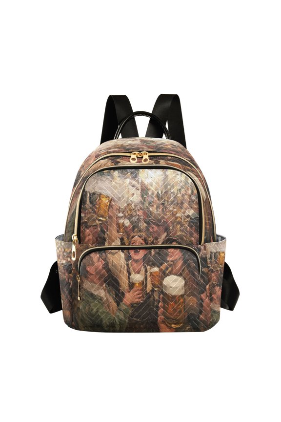 Beer Festival Butterfly Backpack Durable Lightweight Shoulder Bag Built-in Laptop Sleeve and Multiple Utility Compartments