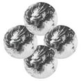 thumbnail image 1 of WOBOGO Black Dragons Round Placemats Set of 4 Heat Resistant Washable Kitchen Table Decorations 15.4in, 1 of 7