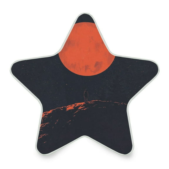 WOBOGO Blood Moon LED Star Night Light 0.2 Watt Wall Plug Dusk to Dawn Auto Switch Adjustable Brightness Soft White Light