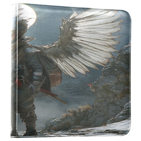 WOBOGO The Boy with Wings Photo Albums 20 pages large capacity DIY self-adhesive page PU leather cover for family wedding anniversary baby vacation photos 2411.8in