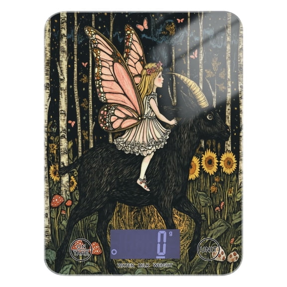 WOBOGO Butterfly Wizard Kitchen Scale Digital Gram and Ounce Weighing for Cooking Baking Ketogenic Diet Meal Prep