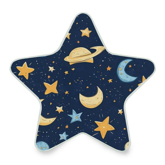 WOBOGO Cartoon Starry Sky LED Star Night Light 0.2 Watt Wall Plug Dusk to Dawn Auto Switch Adjustable Brightness Soft White Light