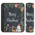 thumbnail image 1 of WOBOGO Christmas Card Pattern Seat Belt Cover 2 Piece Soft Comfort Driving Shoulder Pad Suitable for All Cars and Backpacks, 1 of 8