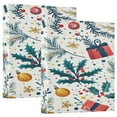 thumbnail image 1 of WOBOGO Christmas Tree Pattern with Gift Boxes and Bells File Folders Extra Large Capacity to Hold 200 Sheets of Documents Hard Shell Ring Binder for School Home Office, 1 of 10