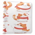 thumbnail image 1 of WOBOGO Chubby Cat with Various Expressions Photo Albums 20 pages large capacity DIY self-adhesive page PU leather cover for family wedding anniversary baby vacation photos 24×11.8in, 1 of 9