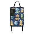 thumbnail image 1 of WOBOGO Colorful Dinosaur Patterns Backseat Car Organizer 2 PCS Footed Universal Car with Touch Screen Tablet Holder Rear Seat Protector, 1 of 7