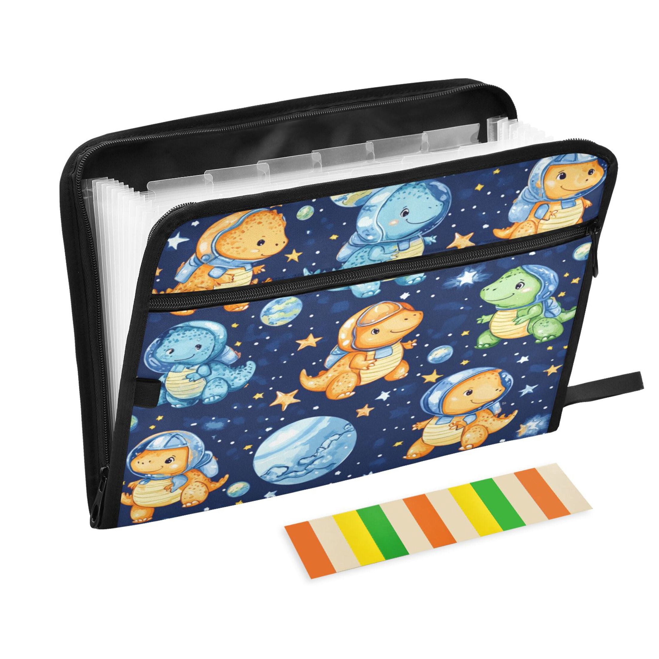 WOBOGO Colorful Dinosaur Patterns Expanding File Folder Letter Size ...