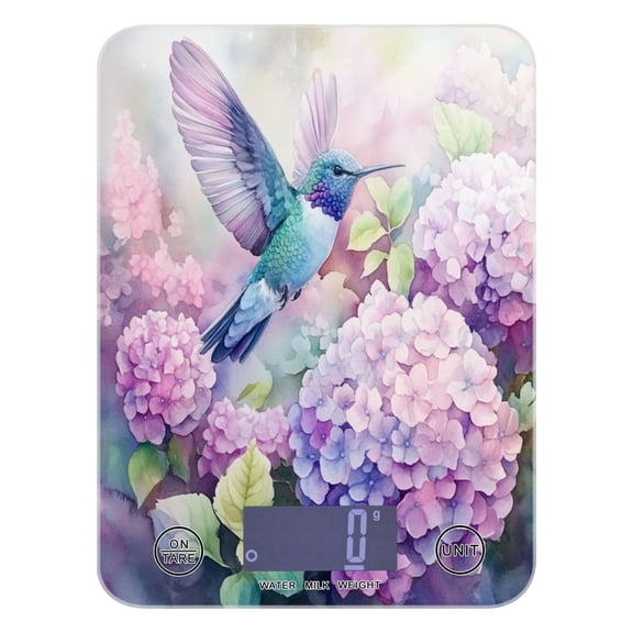 WOBOGO Colorful Pretty Bird Kitchen Scale Digital Gram and Ounce Weighing for Cooking Baking Ketogenic Diet Meal Prep