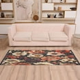 thumbnail image 1 of WOBOGO Colorful Vintage Floral Patterns Bedside long rug delicate and soft modern indoor area decor non slip carpet for bed room corridor entrance balcony, 1 of 8