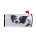thumbnail image 1 of WOBOGO Cute Border Collie Mailbox Cover Magnetic for Garden Yard Home Decor Standard Size 20.7×18.03in, 1 of 9
