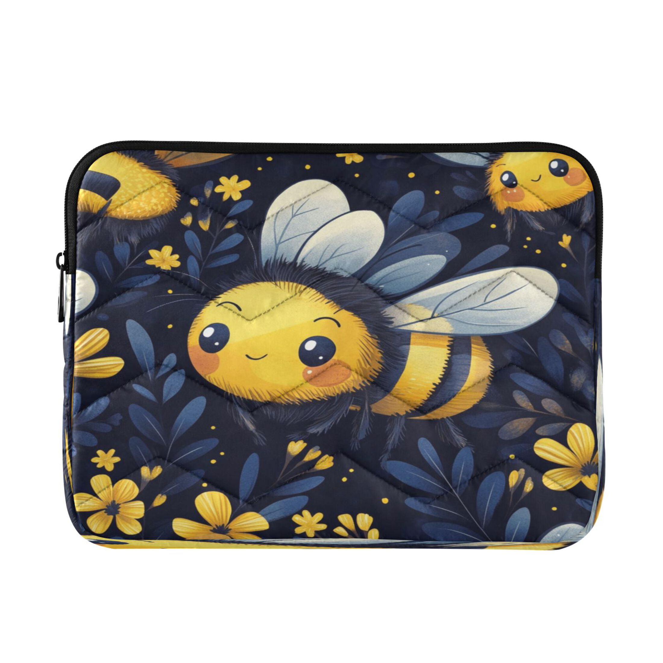 WOBOGO Cute Cartoon Bumble Bee Pattern Laptop Sleeve 15.7 inch ...