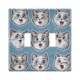 thumbnail image 1 of WOBOGO Cute Cartoon Ragdoll Cat 2-hole Switch Plates PC Flame Retardant Plastic Material Glossy Finish Smooth Touch 4.56x4.48x0.27in, 1 of 8