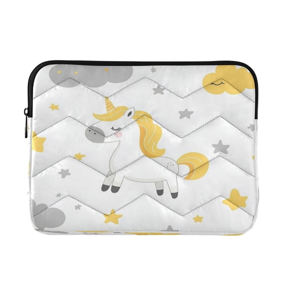 WOBOGO Cute Horse Laptop Sleeve 15.7 inch Lightweight Zipper Design Soft Padded Protection Against Scratches and Impacts