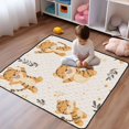 thumbnail image 1 of WOBOGO Cute Smile Jumping Tiger Baby Playmats Extra Large Waterproof Rollable Activity Pads for Toddlers 50×50inch, 1 of 7