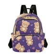thumbnail image 1 of WOBOGO Cute Teddy Bear and Heart Pattern Butterfly Backpack Durable Lightweight Shoulder Bag Built-in Laptop Sleeve and Multiple Utility Compartments, 1 of 7